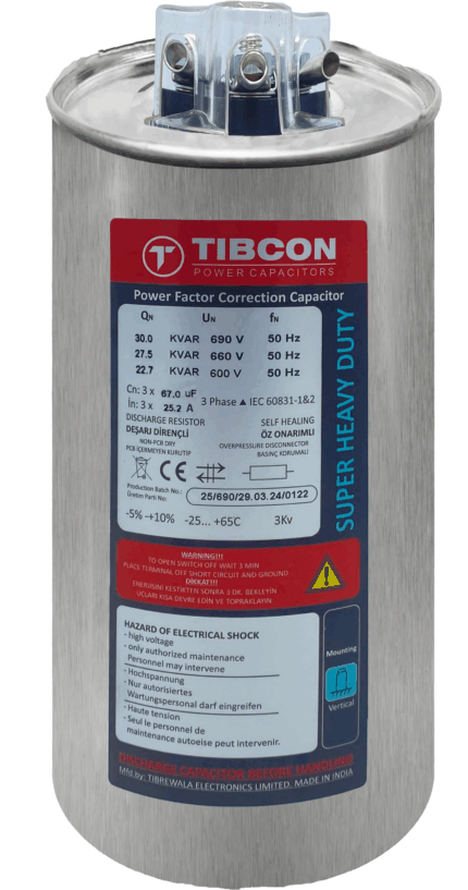 30 KVAR SUPER H.DUTY 690V CYLINDER