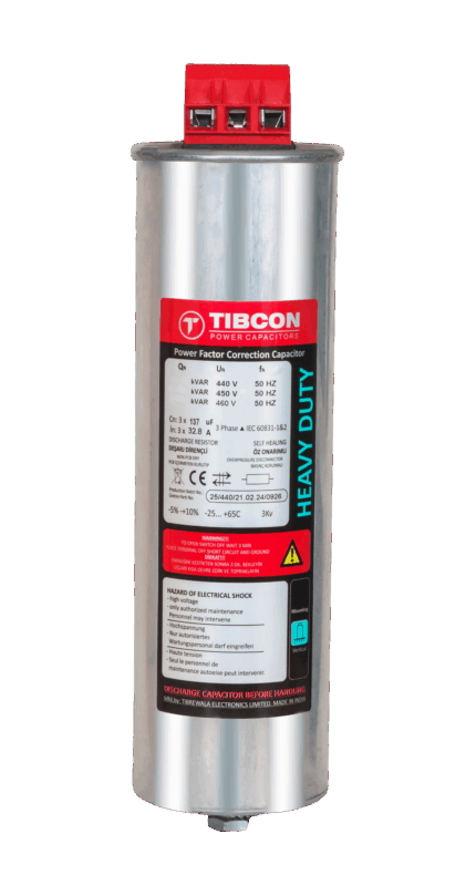 14.1 KVAR H.DUTY 440V CYLINDER